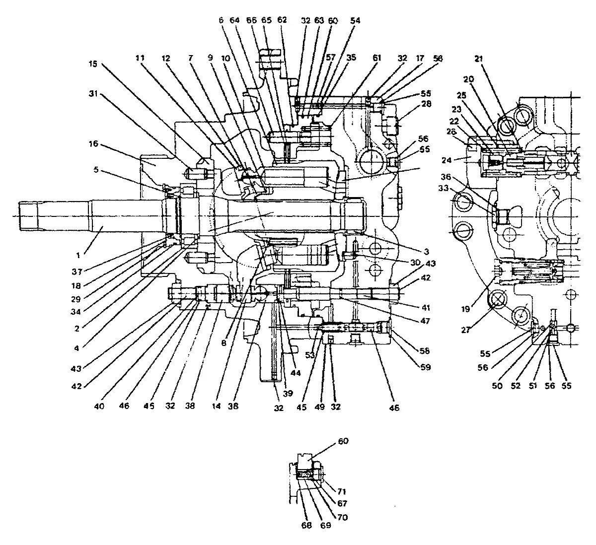 V8708243432 Escavadeira de esteiras Hyundai R280LC