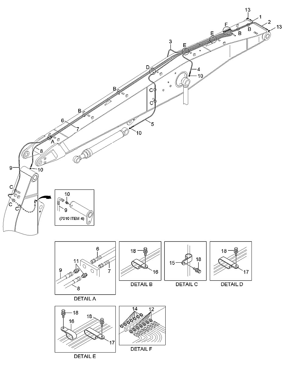 P860-042064 Escavadeira de esteiras Hyundai R290LC-9MH