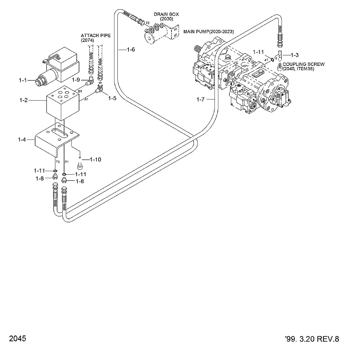 P600-047072 Escavadeira de esteiras Hyundai R210LC-3H
