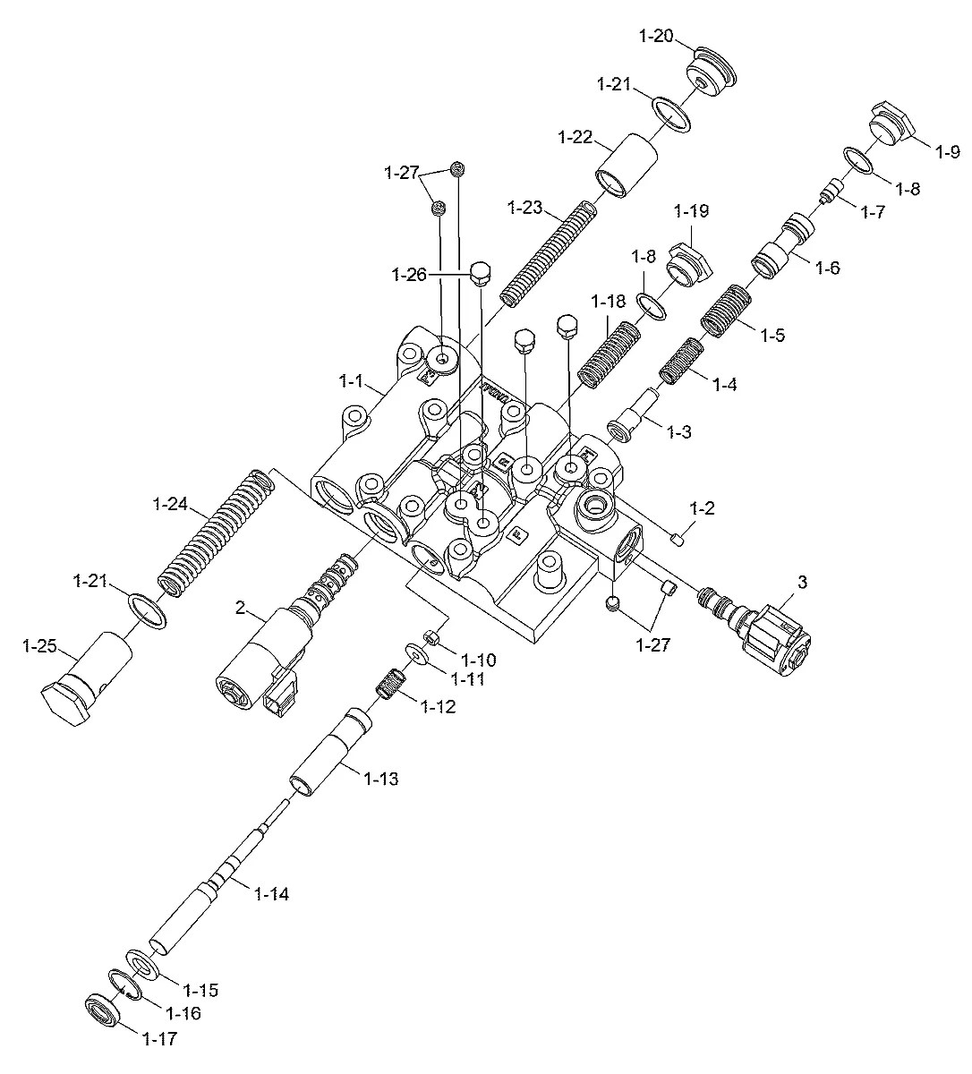 XKCF-01275 Empilhadeira Hyundai 22-25-30-33-35DA-9