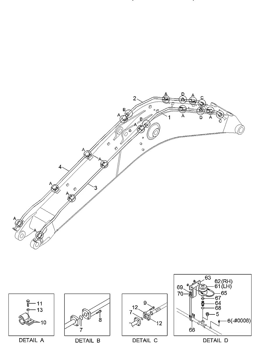 31K8-91311 Escavadeira de esteiras Hyundai HX300 L
