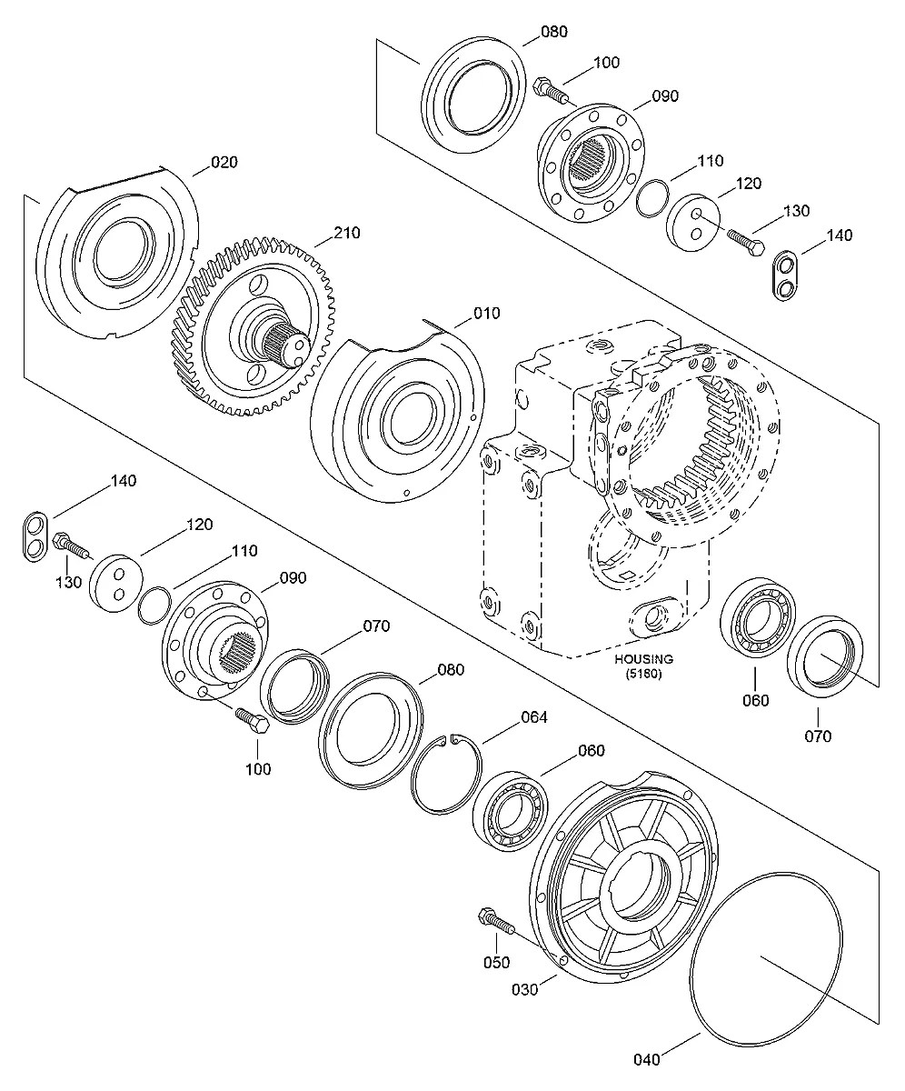 ZGAQ-01081 Escavadeira de rodas Hyundai R170W-7