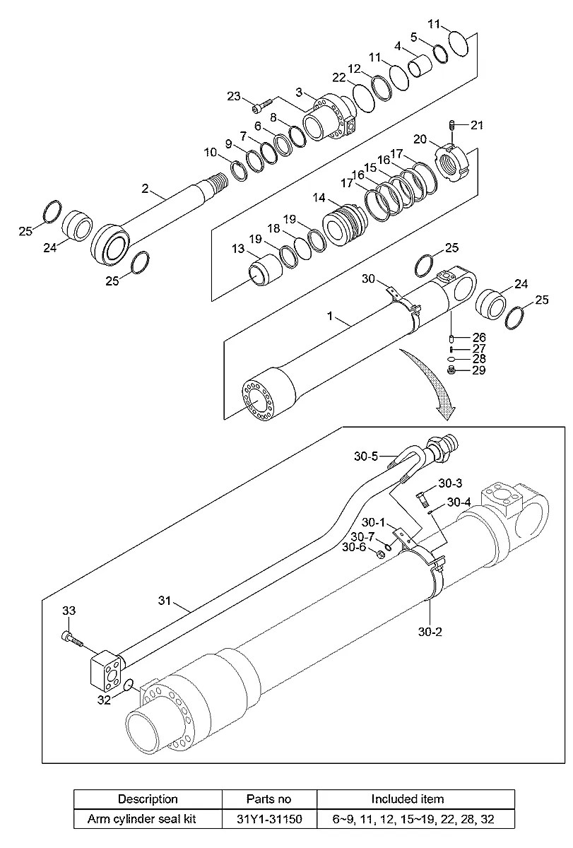 Y310-115003 Escavadeira de esteiras Hyundai RB140LC-9S