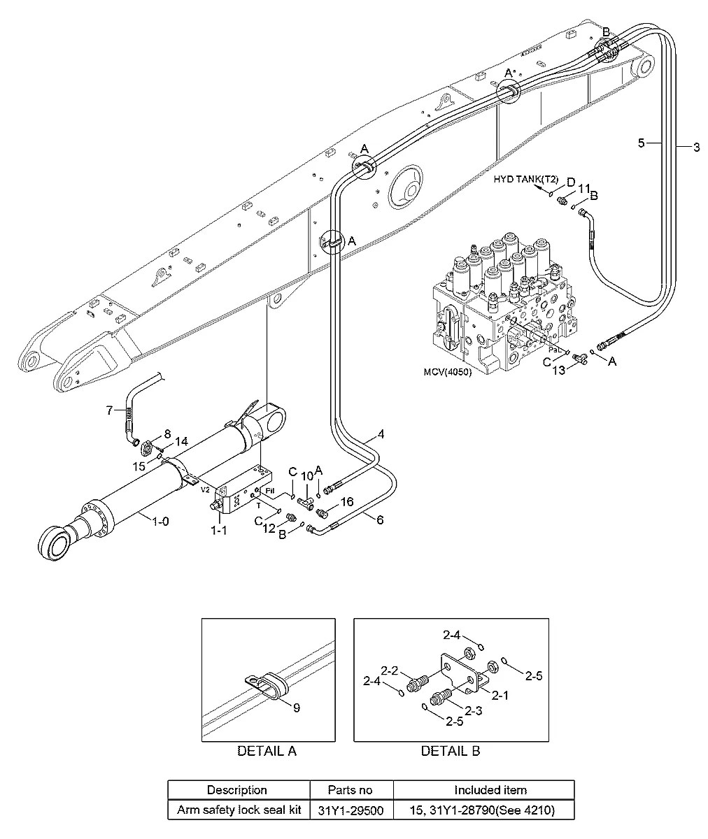 P690-168526 Escavadeira de rodas Hyundai R210W9AMH