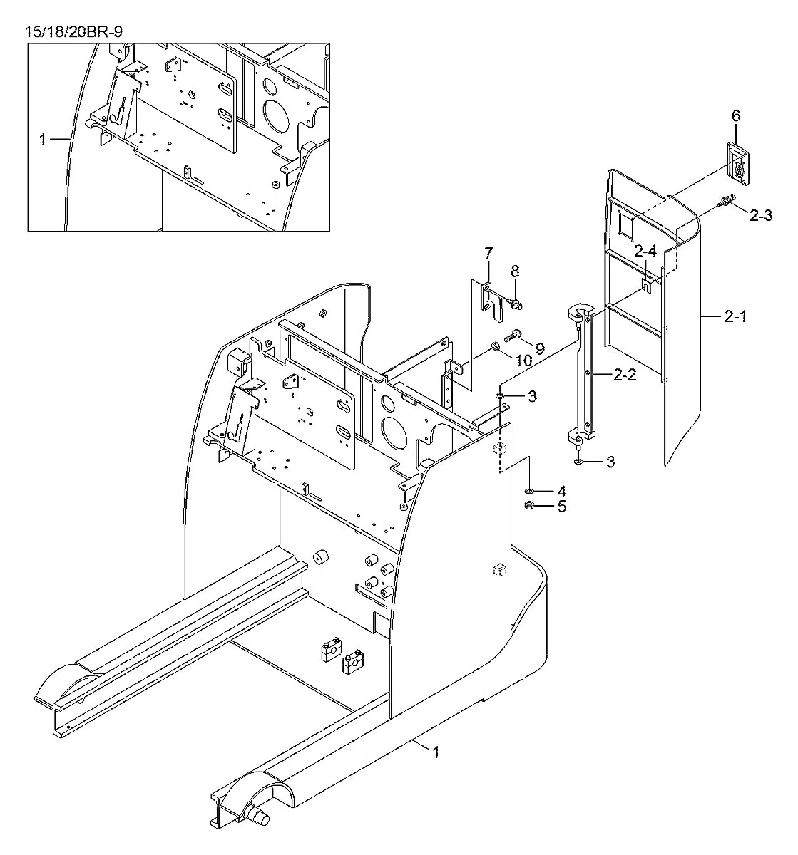 41FP-52012 Empilhadeira Hyundai 10-13-15-18-20BR-9