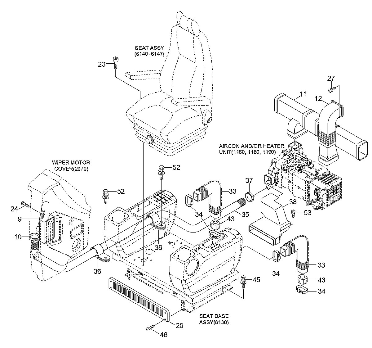 S132-061676 Escavadeira de esteiras Hyundai R800LC-7A