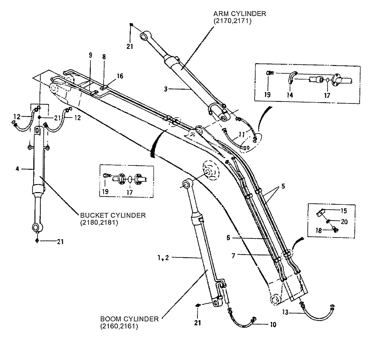 P681-167332 Escavadeira de esteiras Hyundai R290LC