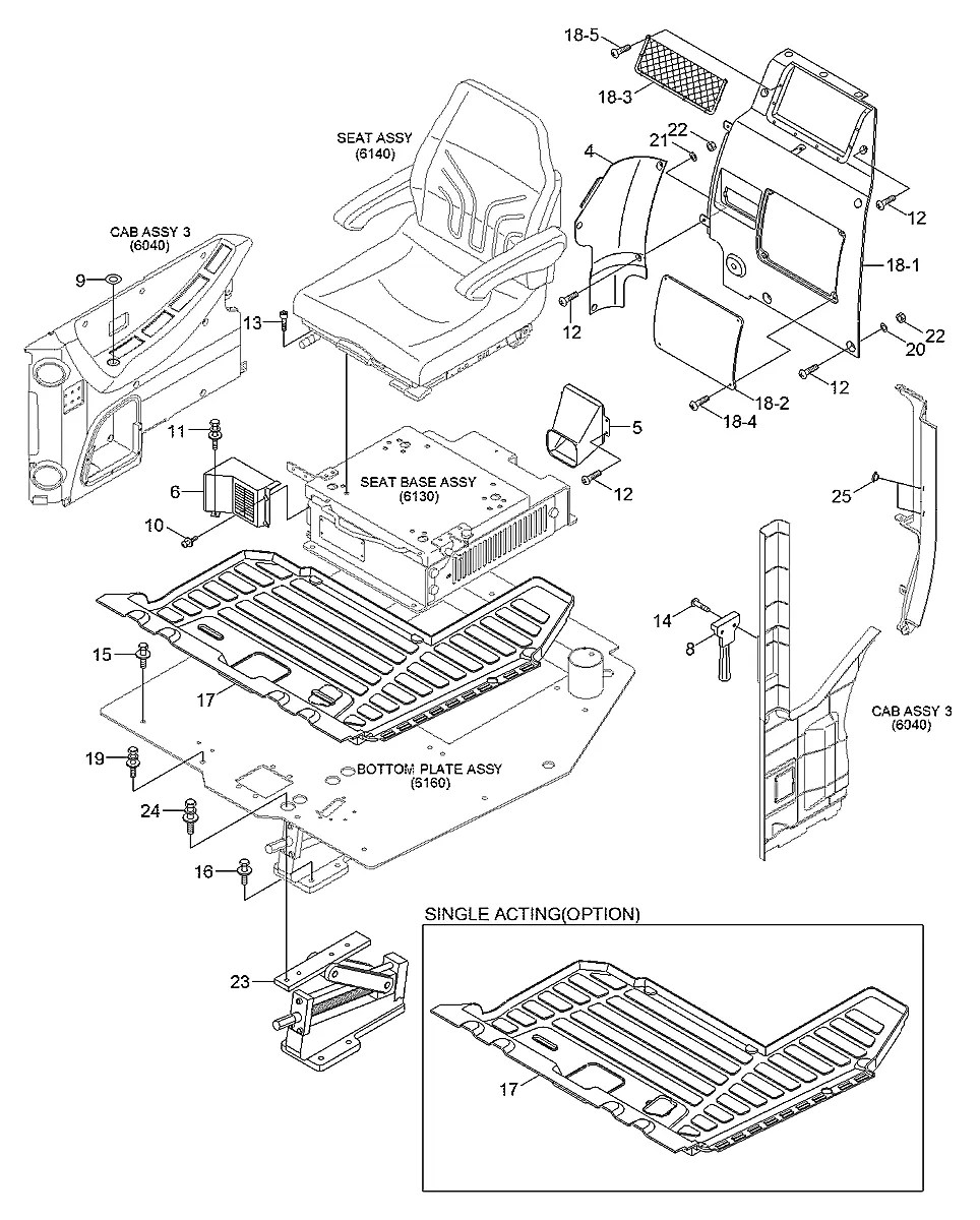 S109-080156 Escavadeira de esteiras Hyundai R80CR-9