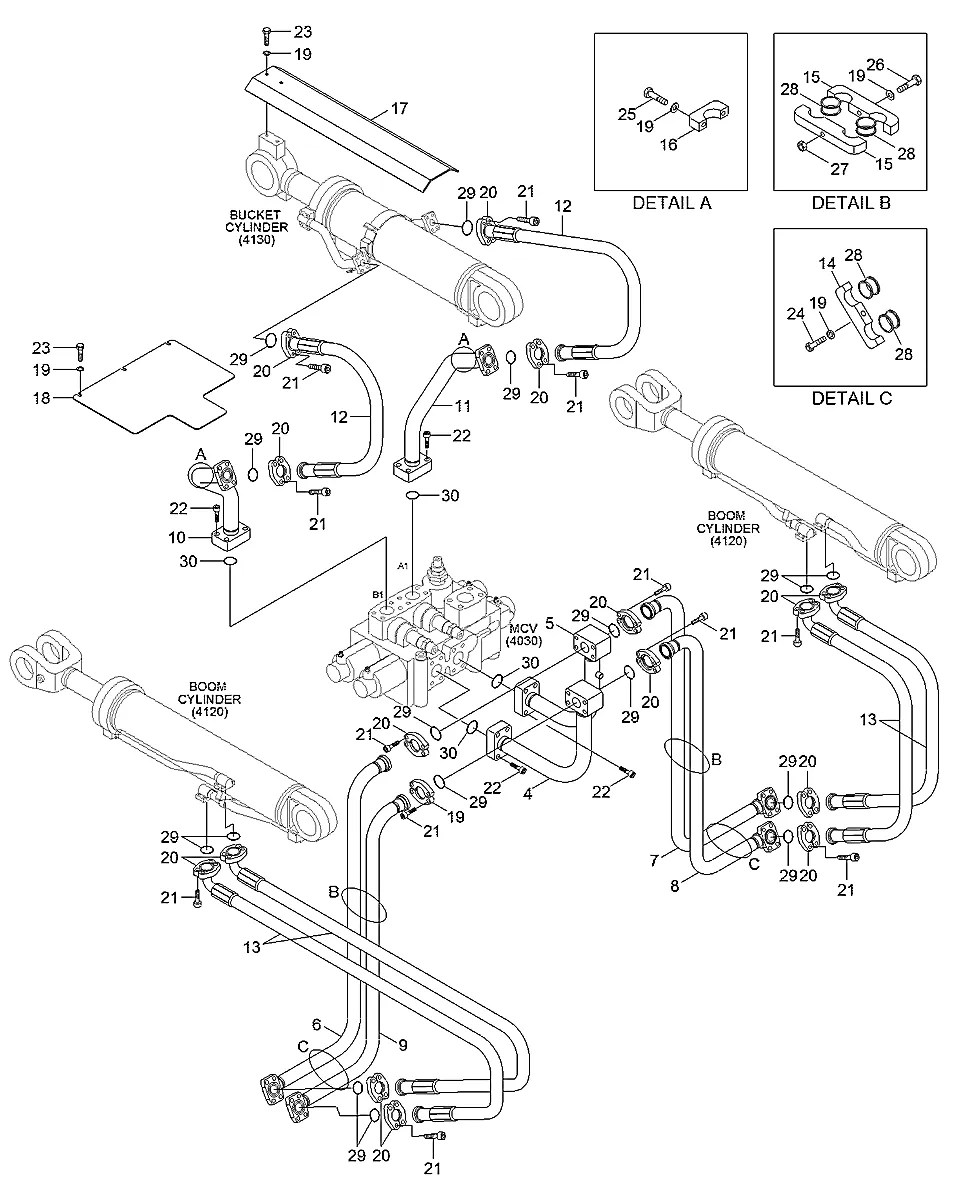 31Z1-20430 Pá-carregadeira Hyundai SL765