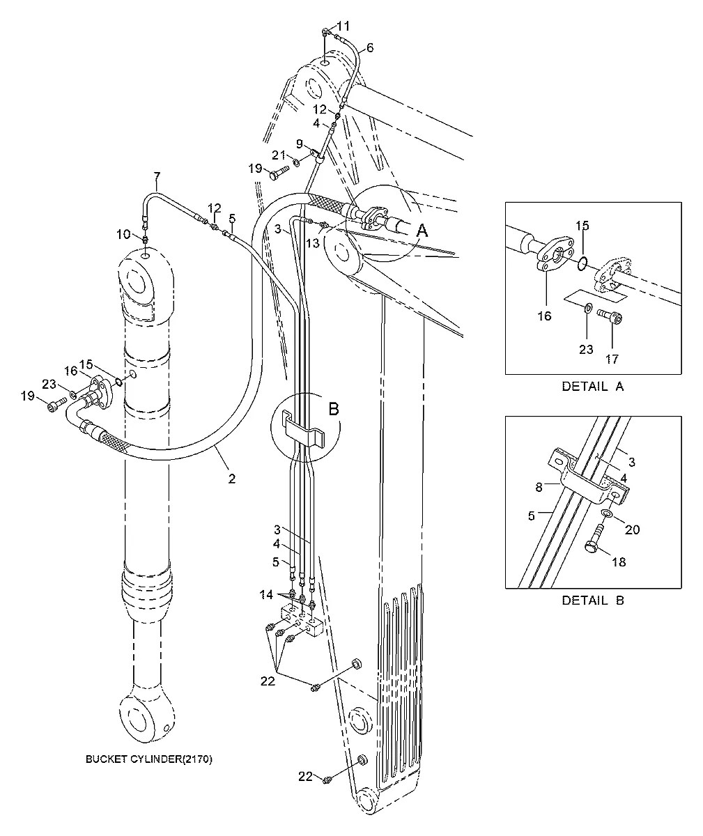 P600-042012 Escavadeira de esteiras Hyundai R450LC-3