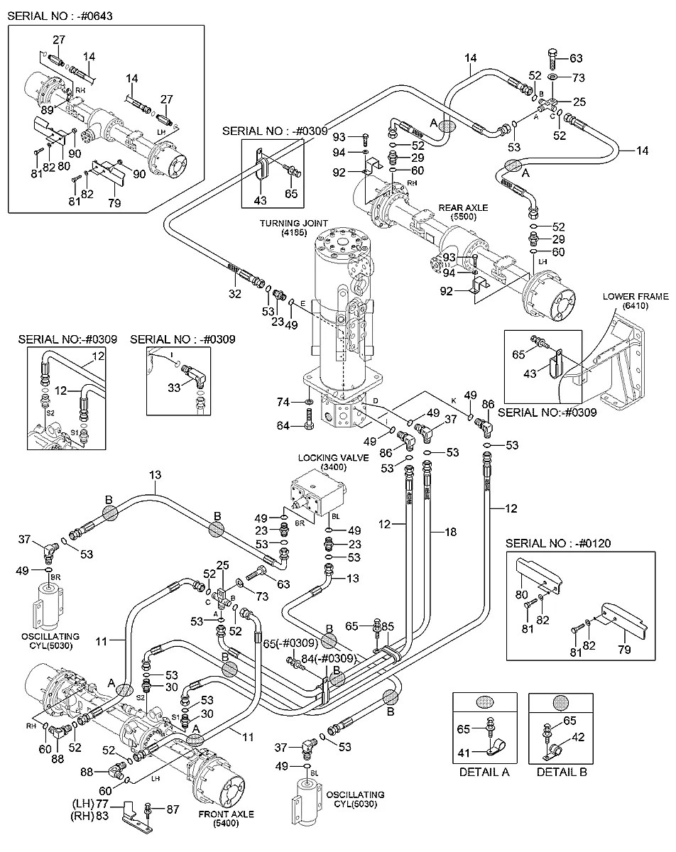 31Q4-43090 Escavadeira de rodas Hyundai R140W-9