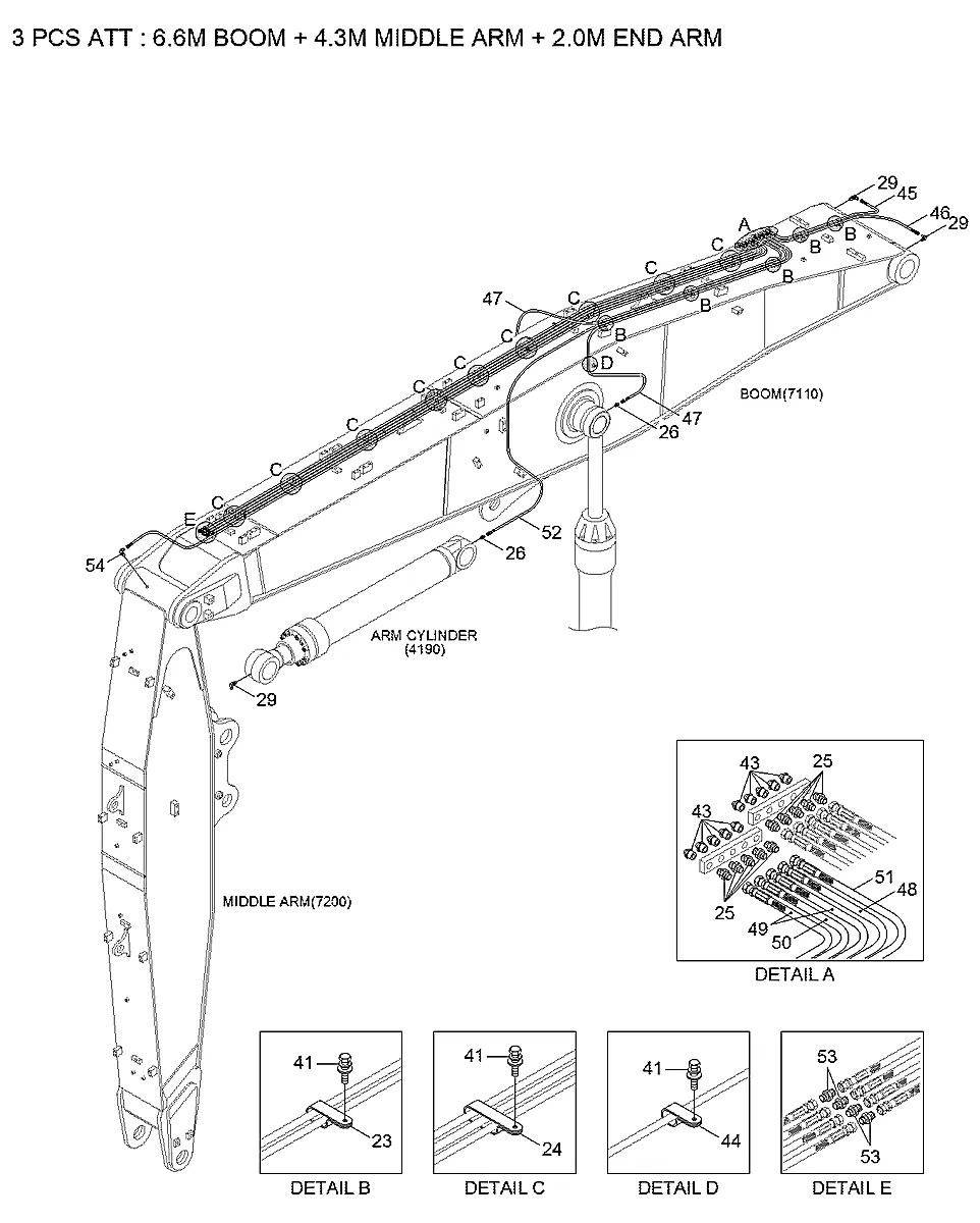 P840-042018 Escavadeira de esteiras Hyundai R380LC-9MH