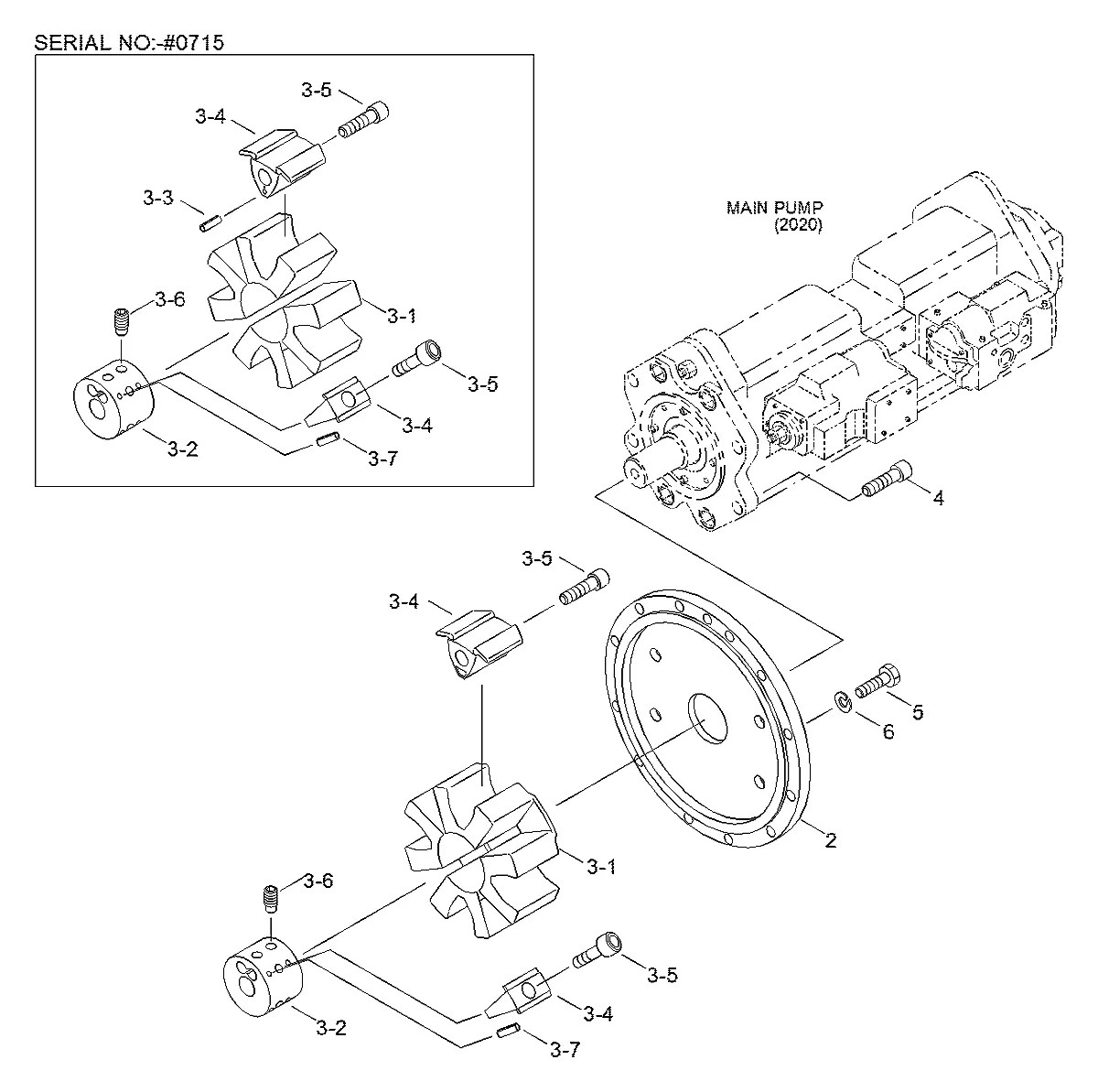 11E9-16020 Equipamento florestal Hyundai R290RB-3