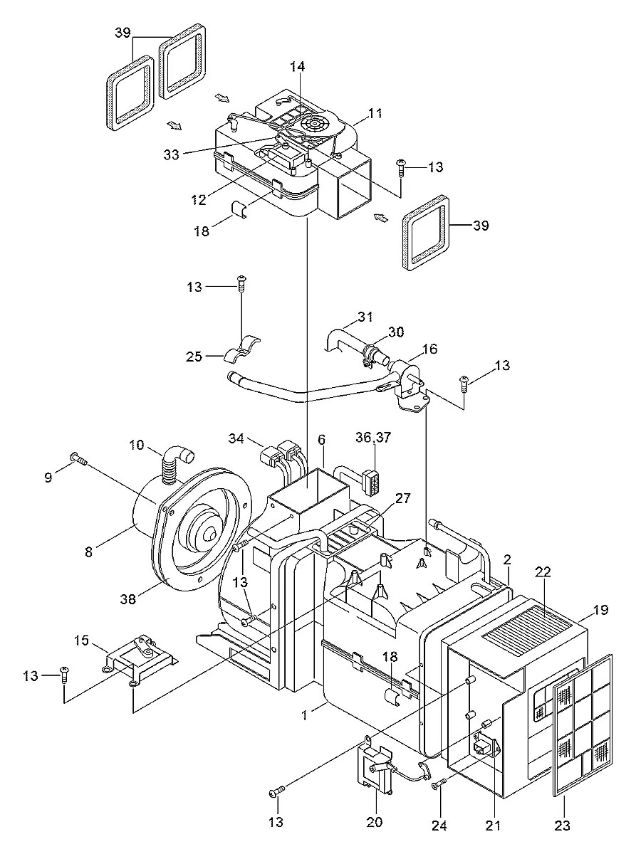 AM62000300Z2 Equipamento florestal Hyundai R290LC-3