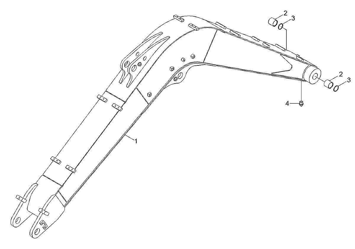 61N1-11010 Escavadeira de esteiras Hyundai R80-7