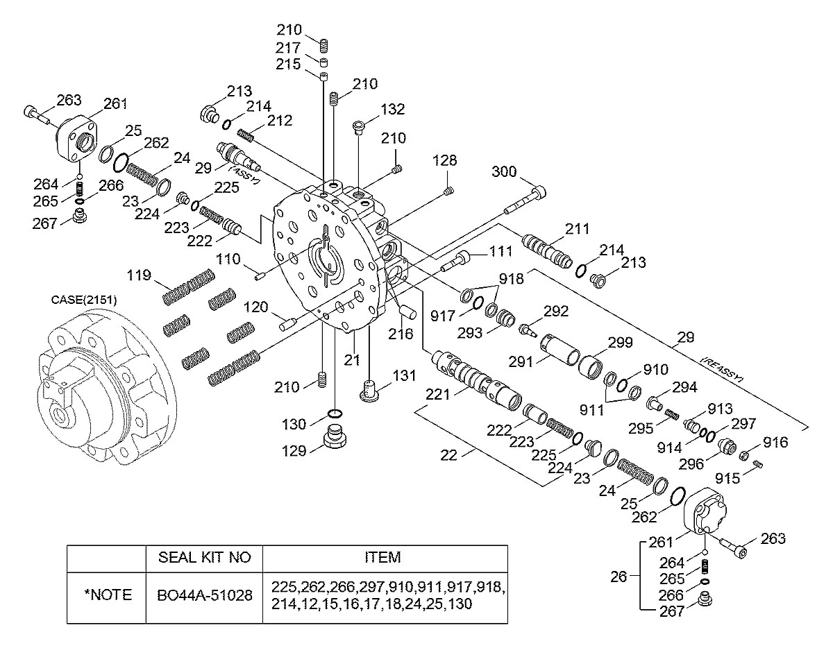 20361-40845 Escavadeira de esteiras Hyundai R160LC-3