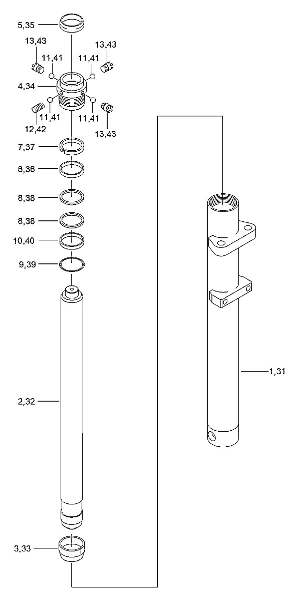 13L458-2 Empilhadeira Hyundai HDF20-25-30-II