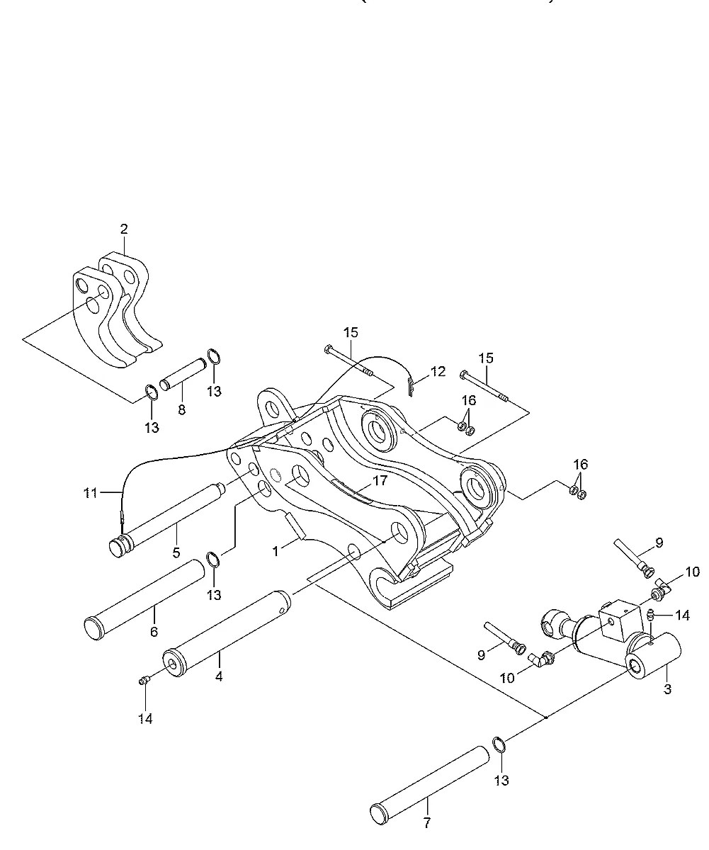 32Q4-95140 Escavadeira de esteiras Hyundai RB140LC-9S