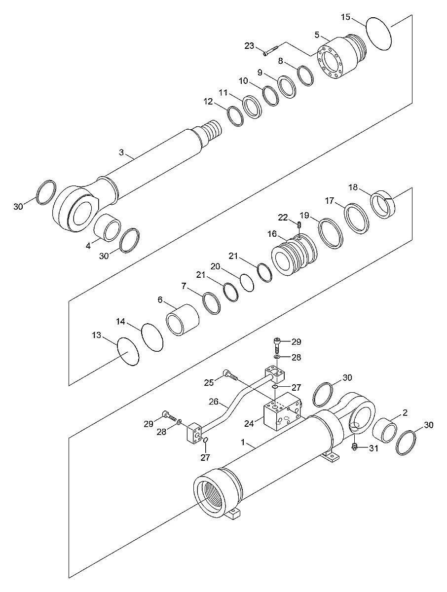 XKCD-02595 Escavadeira de esteiras Hyundai R110-7A