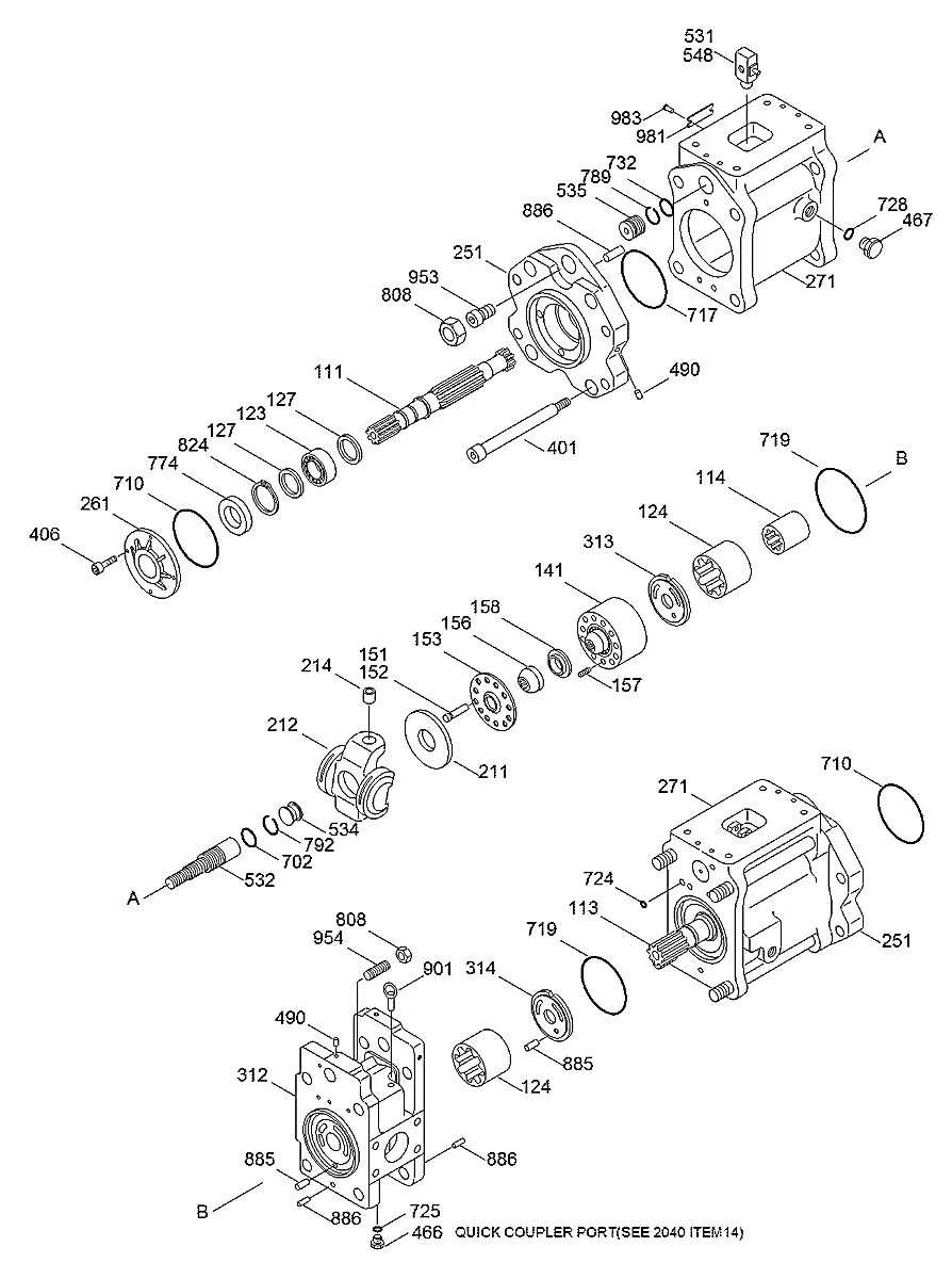 2943800493 Escavadeira de esteiras Hyundai R160LC-3