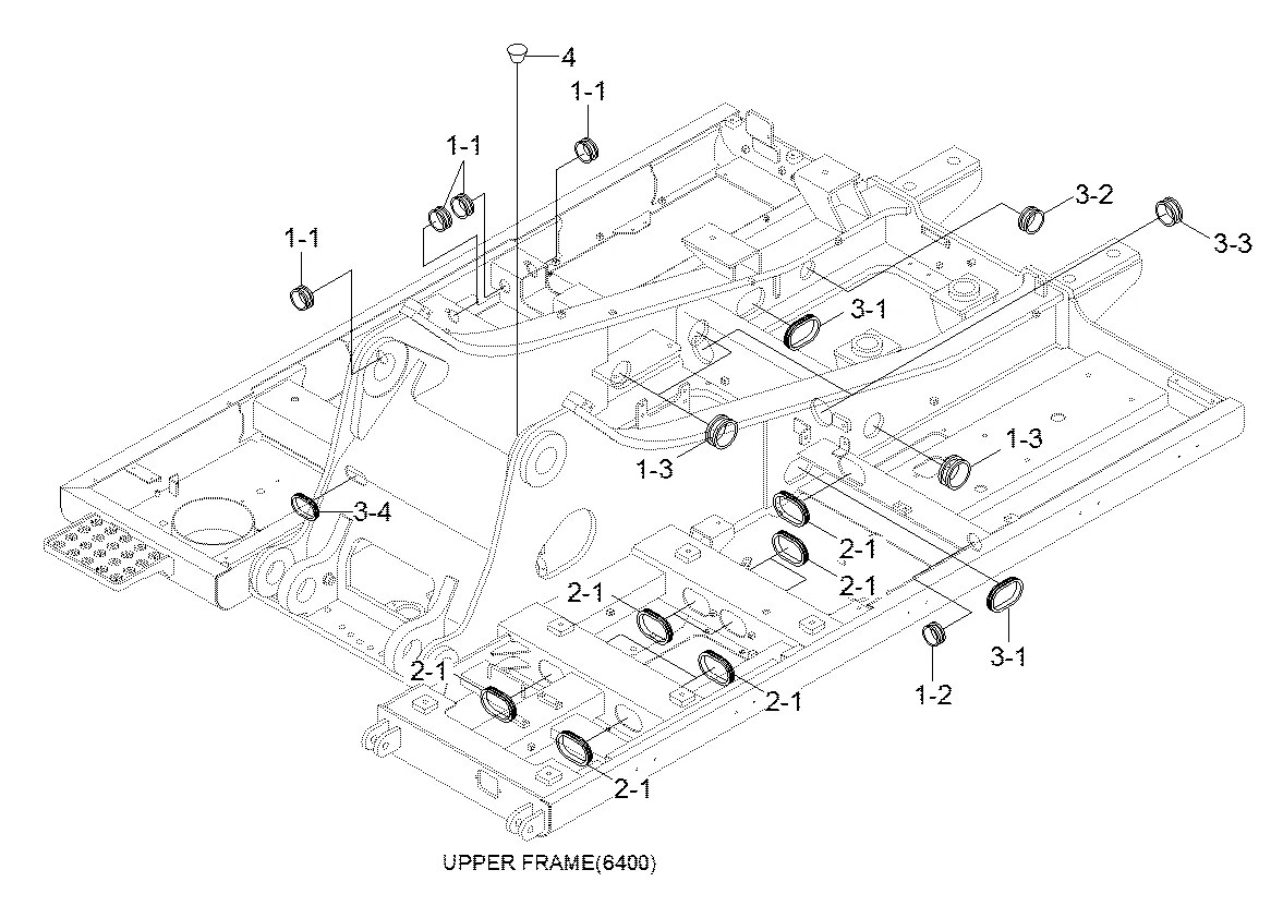 S760-041000 Escavadeira de esteiras Hyundai R380LC-9MH