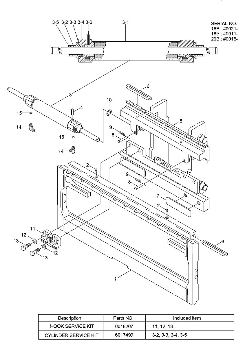 69FY-00110 Empilhadeira Hyundai 16B-7 