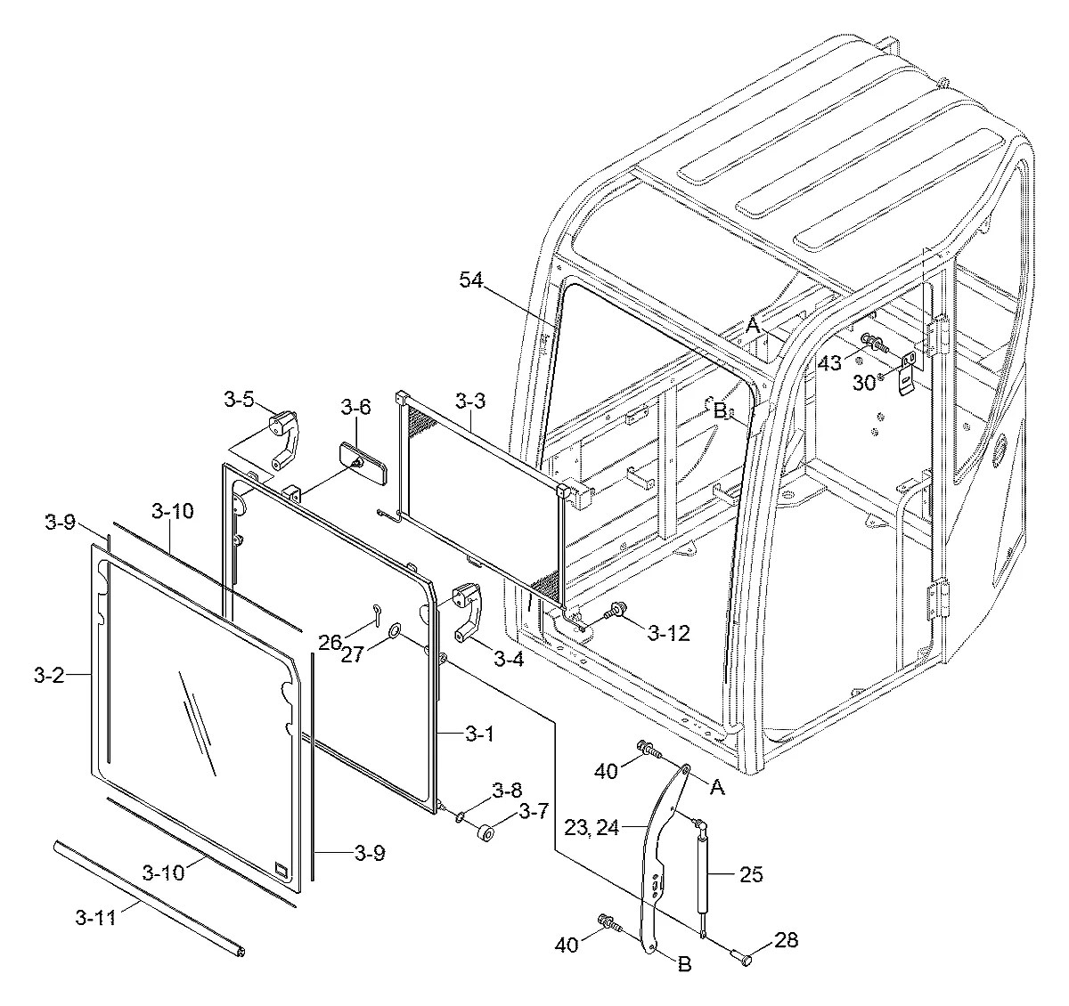 S035-081666 Escavadeira de esteiras Hyundai R80CR-9