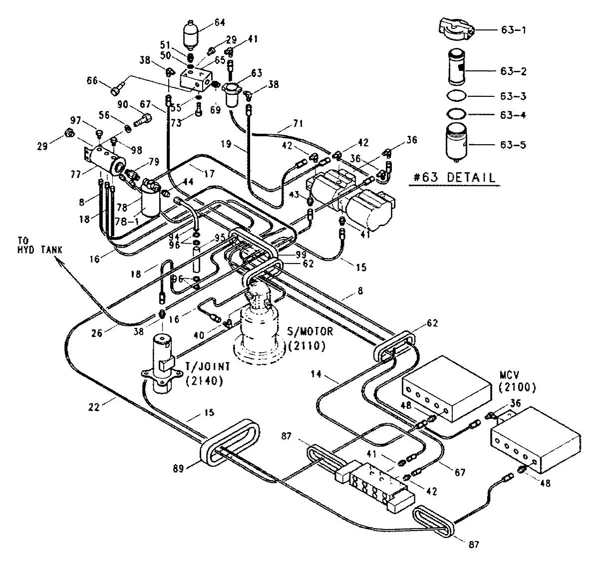 P270-100105 Escavadeira de rodas Hyundai R130W