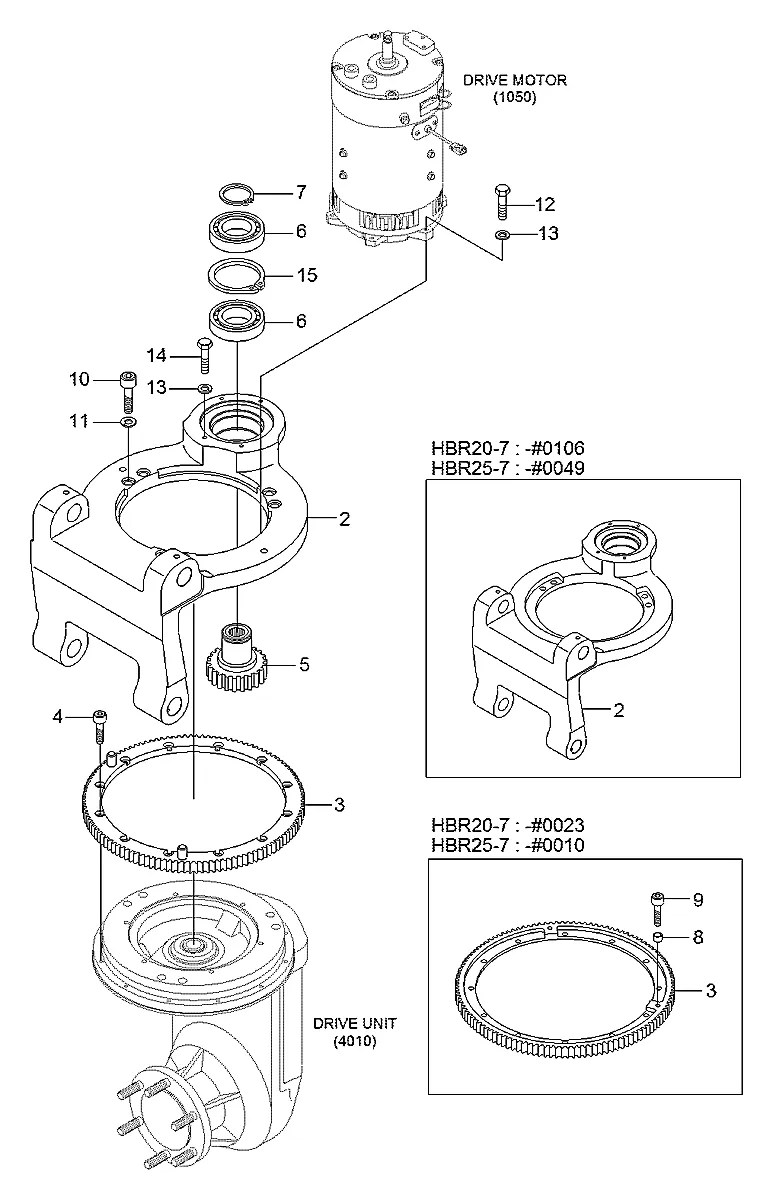 S602-080004 Empilhadeira Hyundai HBR25-7 