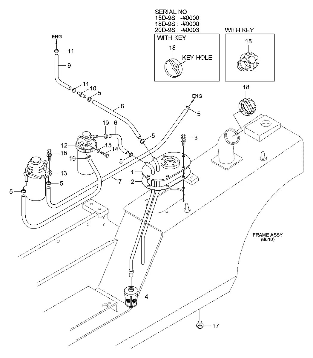 13HM-50010 Empilhadeira Hyundai 20D-9S