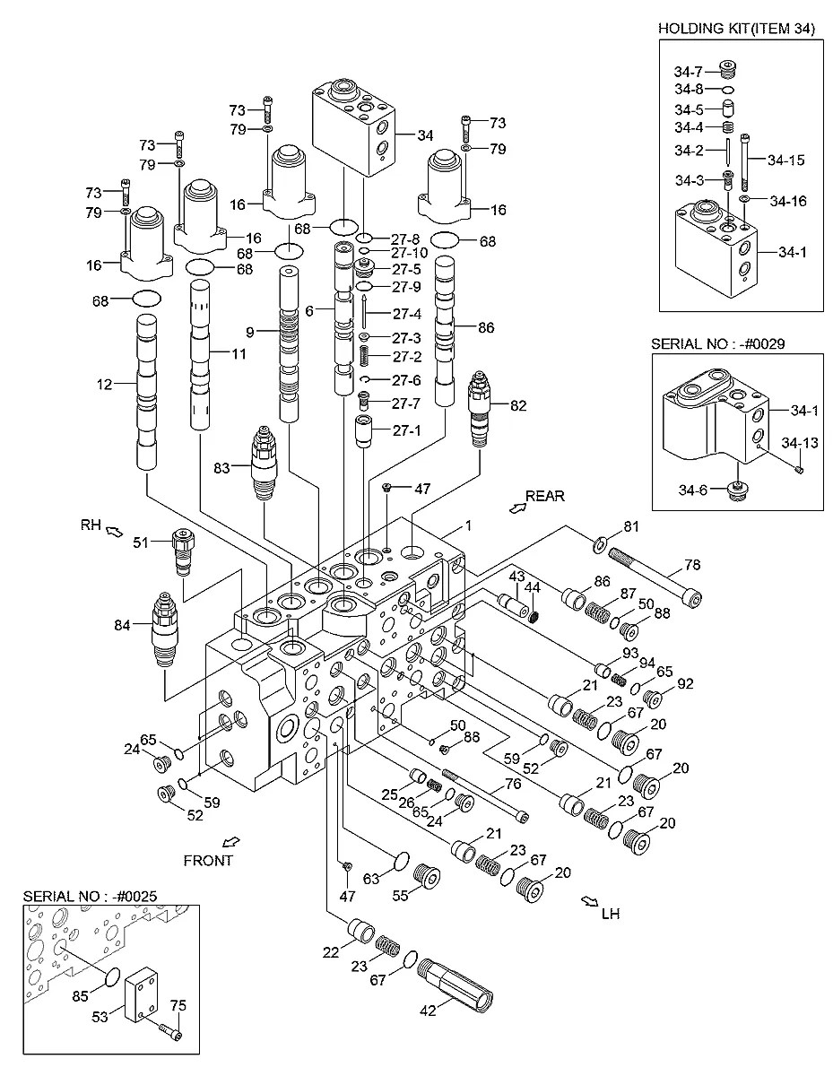 31Q9-17002P Escavadeira de esteiras Hyundai R330LC-9SH