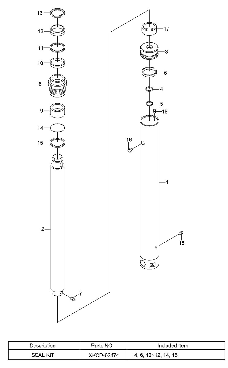 XKCD-02463 Empilhadeira Hyundai 110-130-140-160D-7E