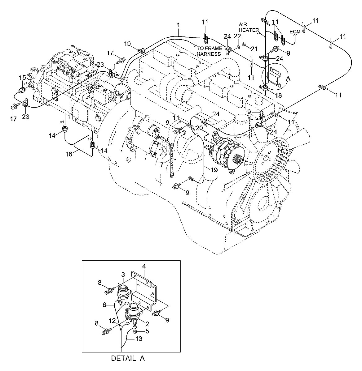 21LB-20450 Escavadeira de esteiras Hyundai R800LC-7A