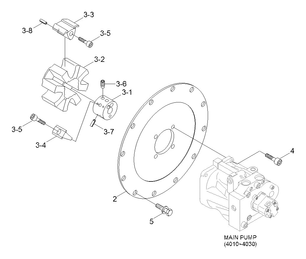 11N1-10020 Escavadeira de esteiras Hyundai R80-7