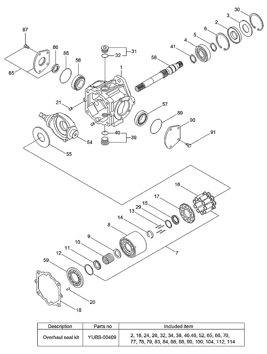 YUBS-00347 Mini carregadeira Hyundai HSL850-7A