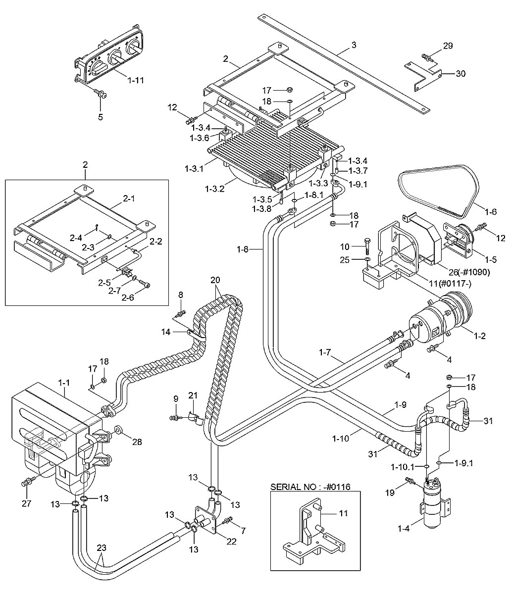 11S7-90022 Mini carregadeira Hyundai HSL850-7