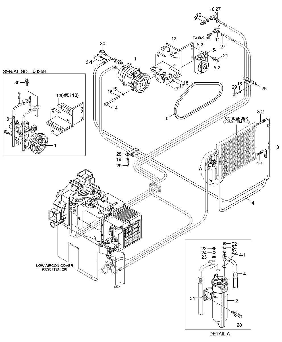 11N8-92120 Escavadeira de esteiras Hyundai R370LC-7