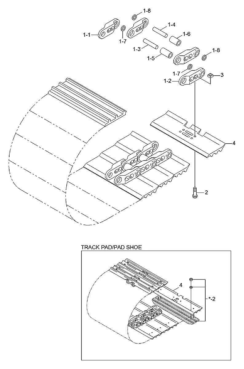 81Q3-26040 Escavadeira de esteiras Hyundai R125LCR-9A