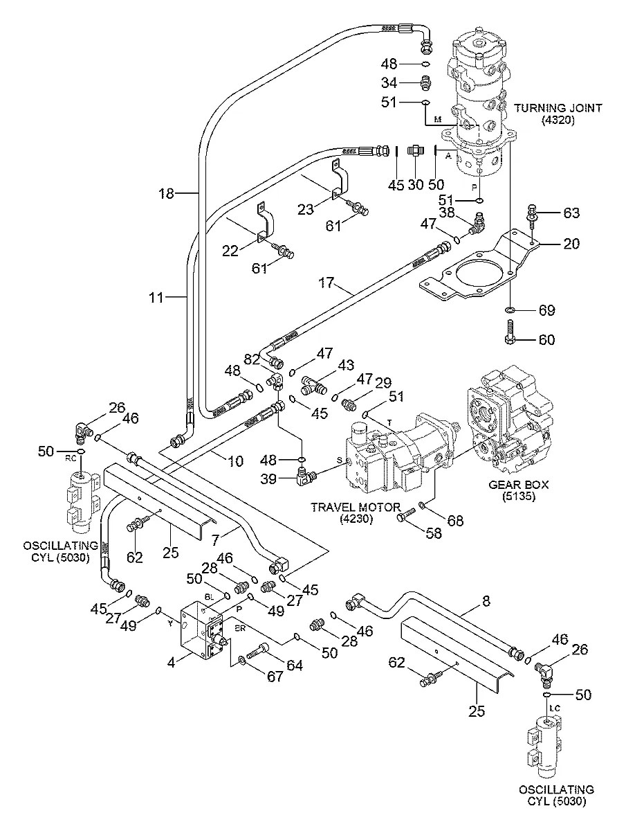 P923-042025 Escavadeira de rodas Hyundai R55W-9S