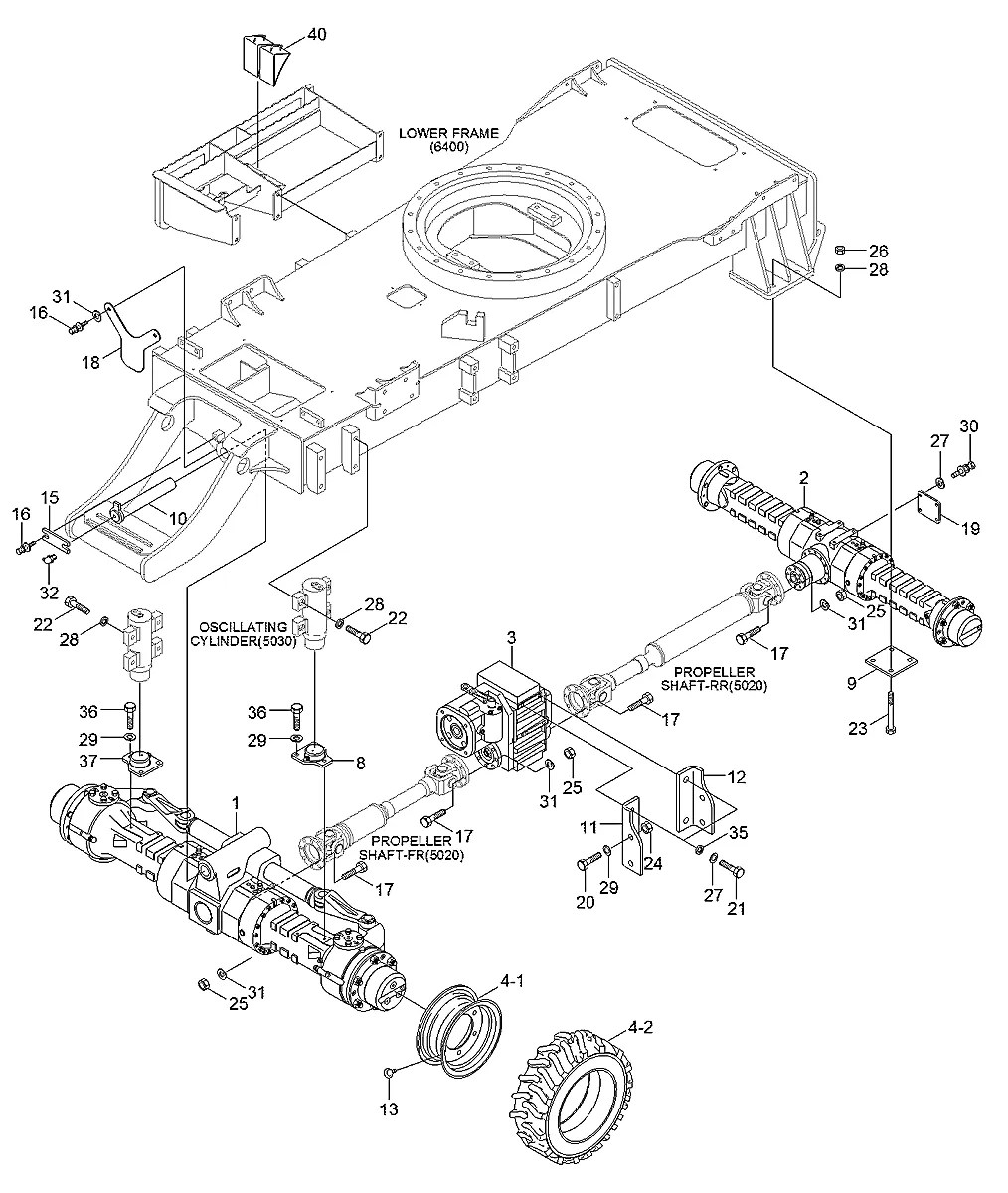 81M9-00082 Escavadeira de rodas Hyundai R55W-9A