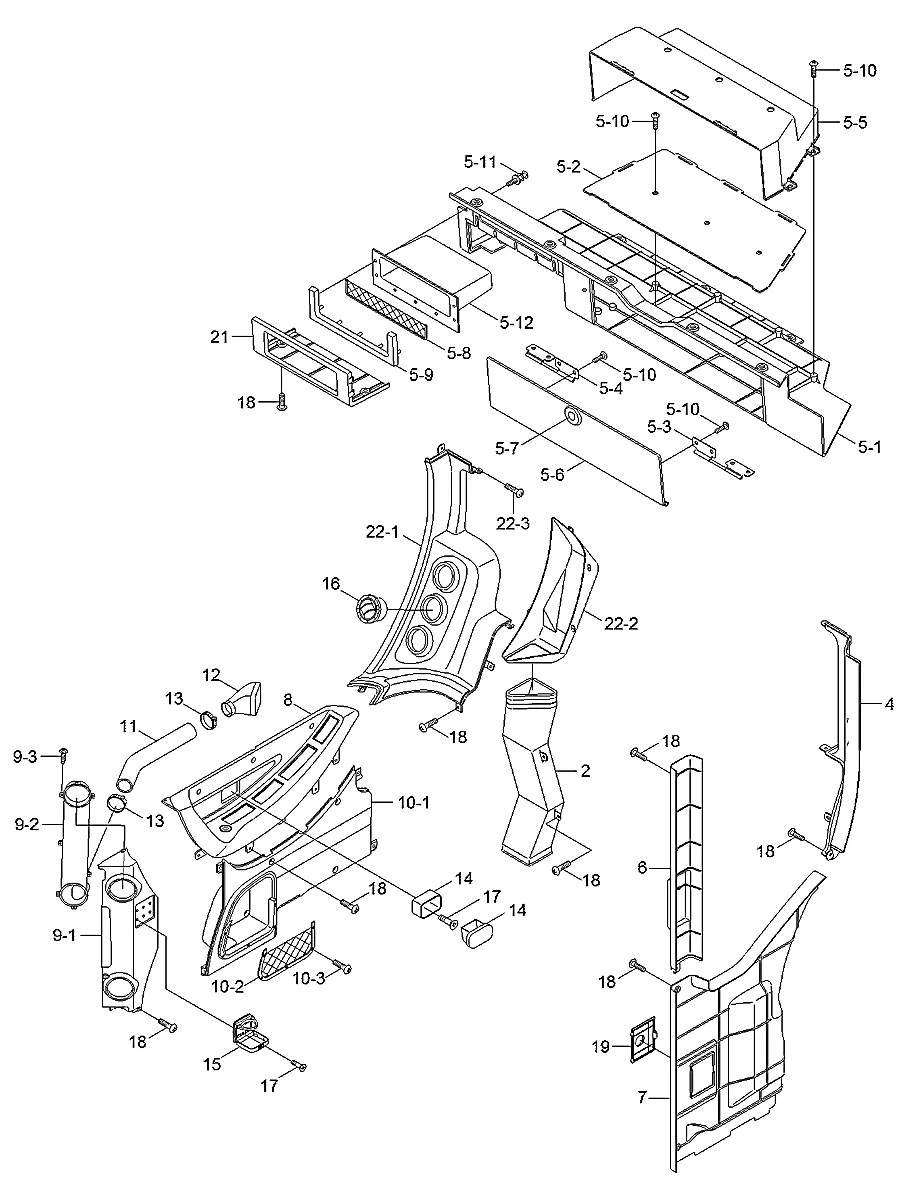 71ML-21210 Escavadeira de esteiras Hyundai R80CR-9