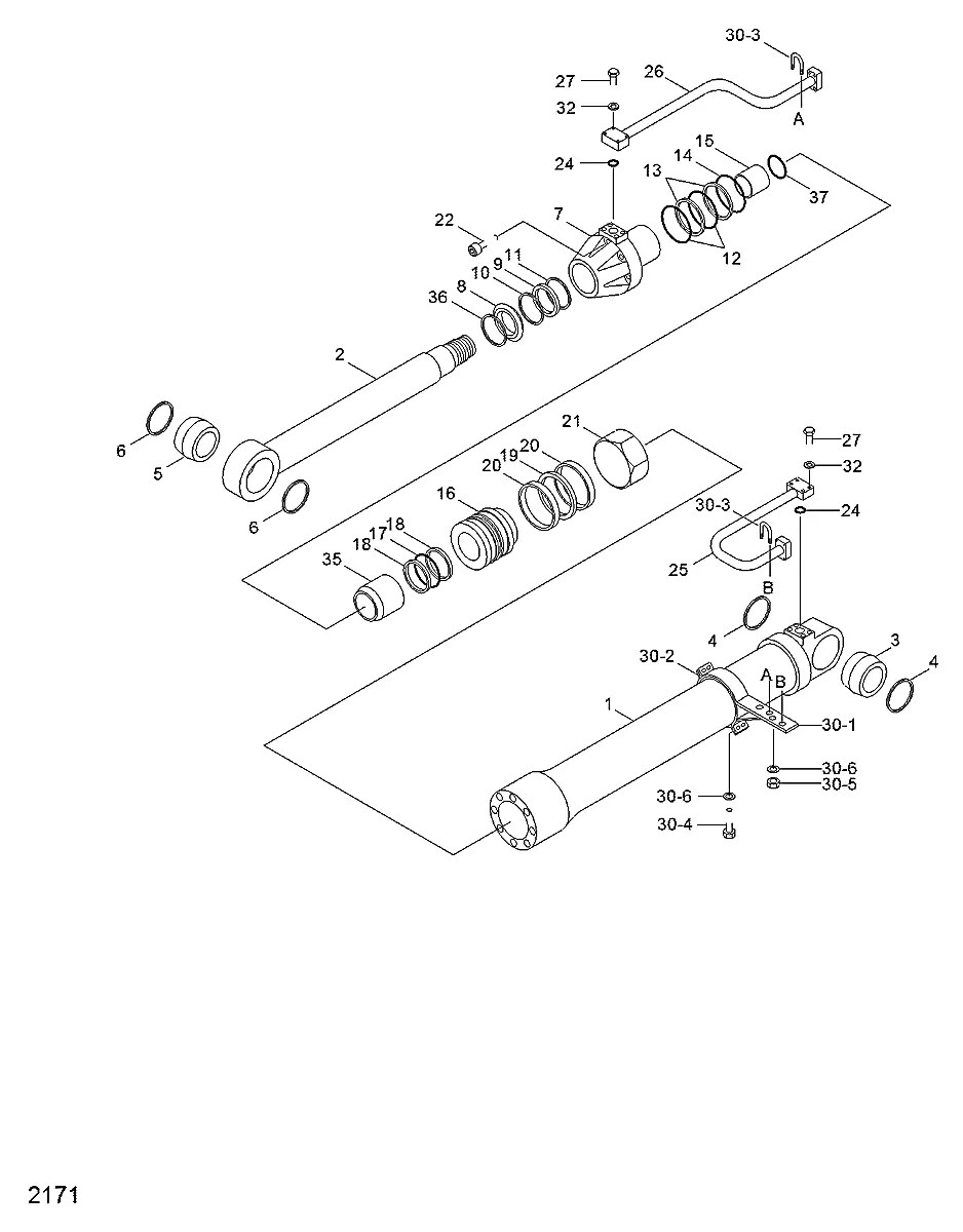 Y191-092000 Escavadeira de rodas Hyundai R200W
