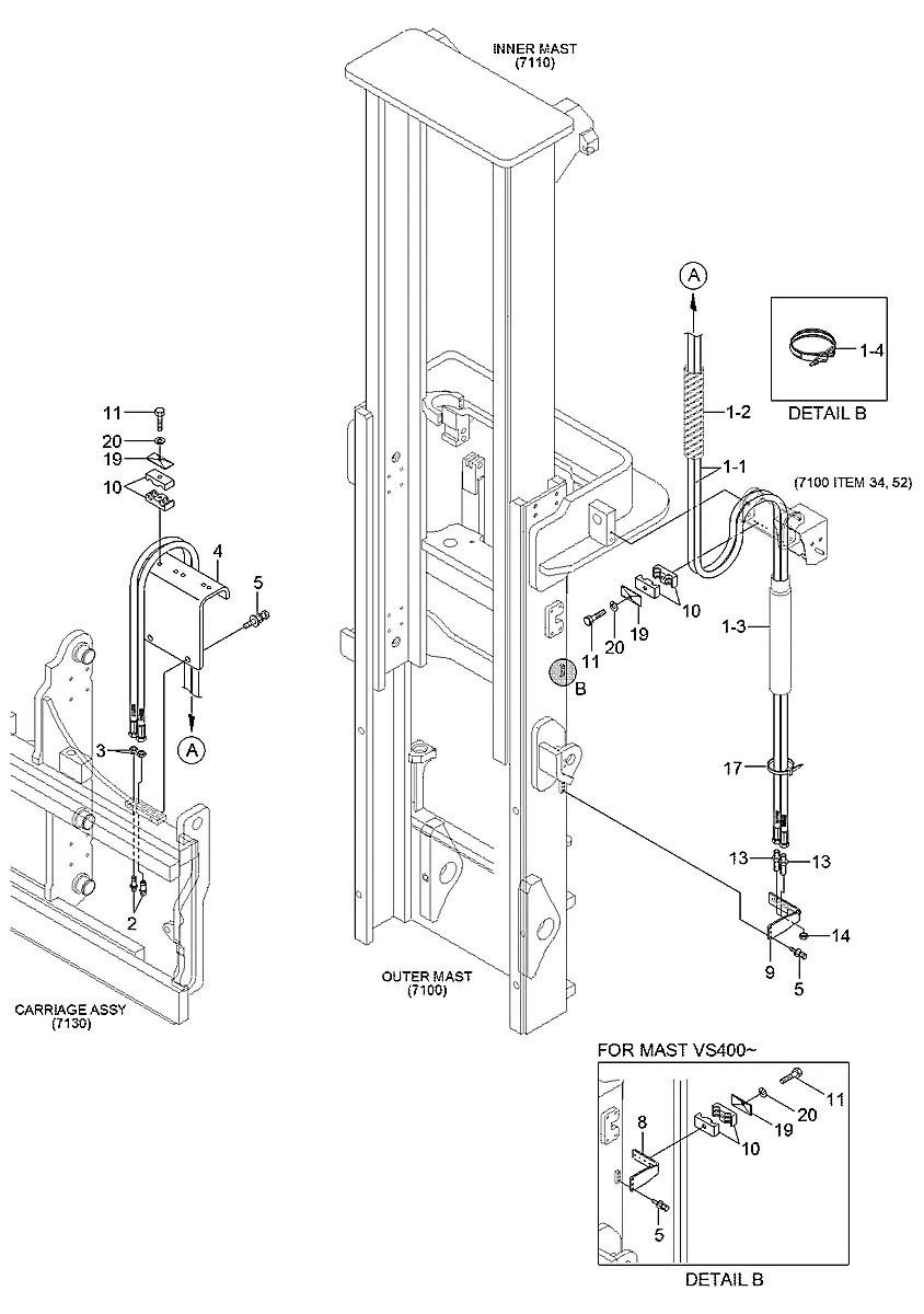 3BFQ-95150 Empilhadeira Hyundai 130D-7A