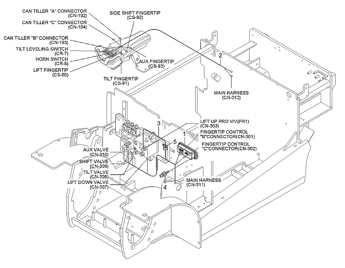 21B3-95082 Empilhadeira Hyundai 40-45-50B-9