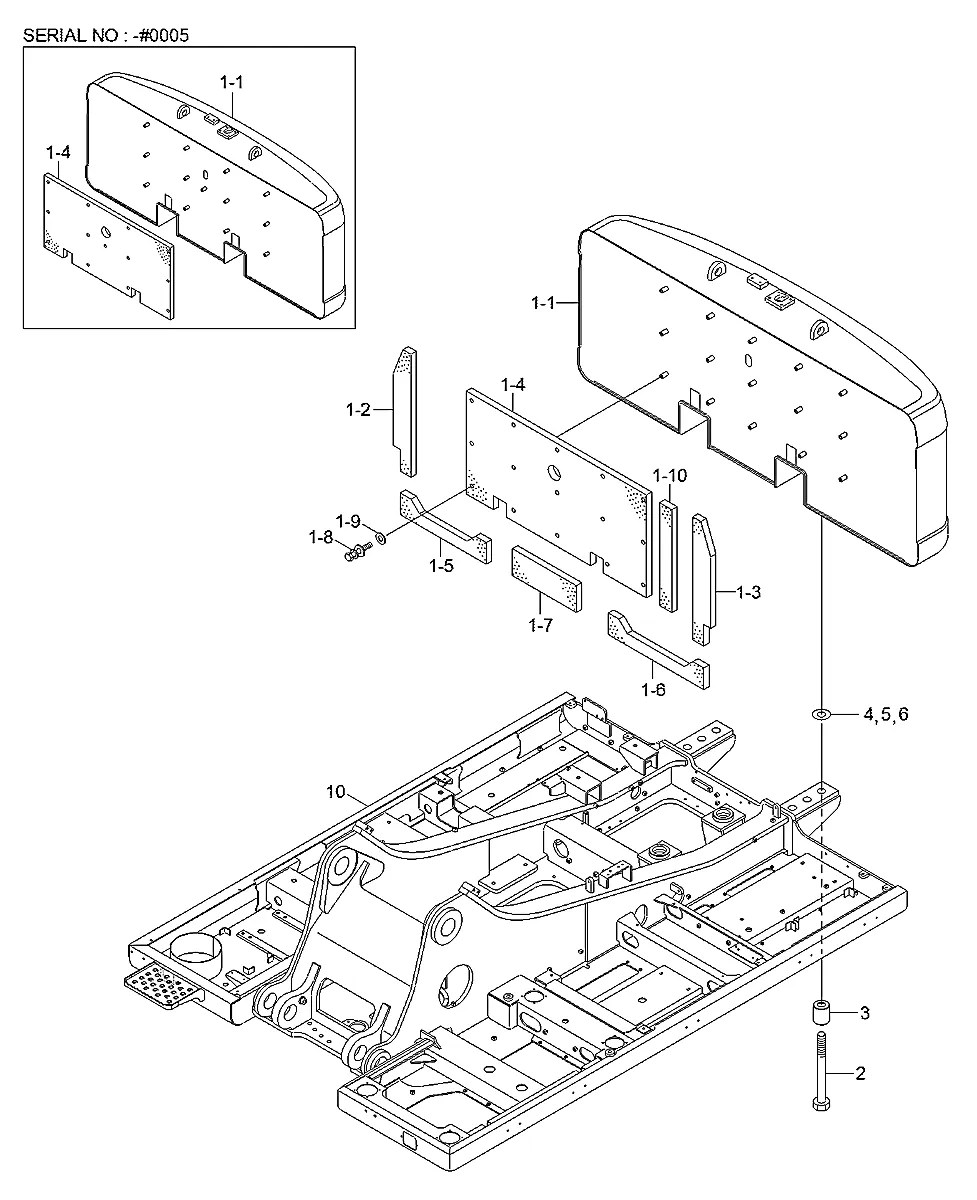 41K9-00010 Escavadeira de esteiras Hyundai HX330 L