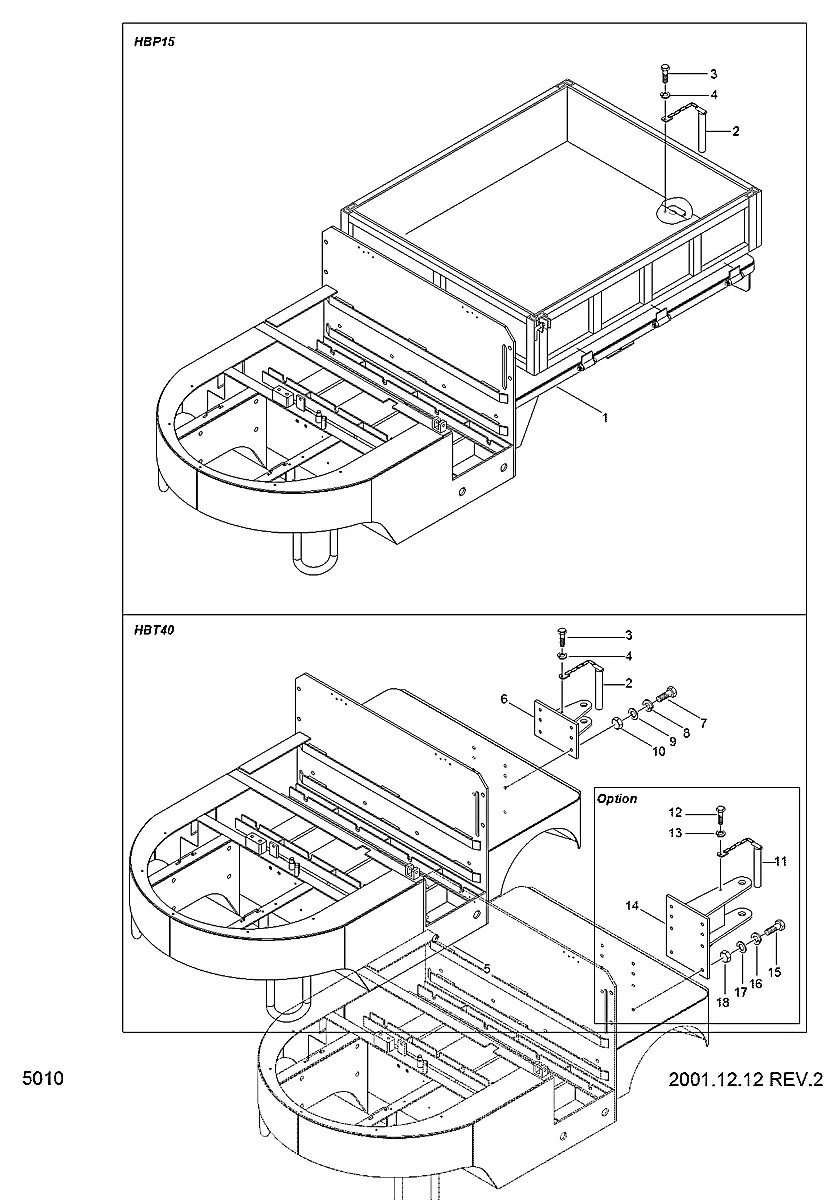 6600384000H Empilhadeira Hyundai HBP15-HBT40