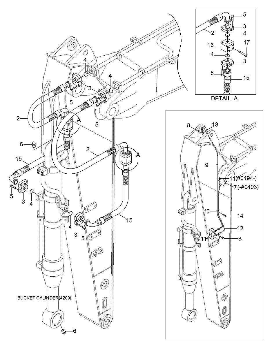 P703-167333 Escavadeira de esteiras Hyundai R320LC-7
