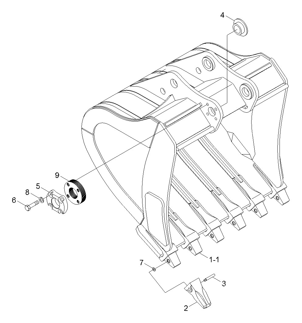 67QB-36010BG Escavadeira de esteiras Hyundai R450LC-7