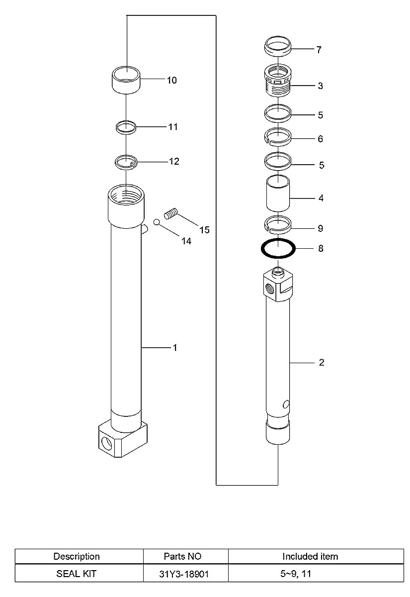 XKCD-02180 Empilhadeira Hyundai 30LF-7