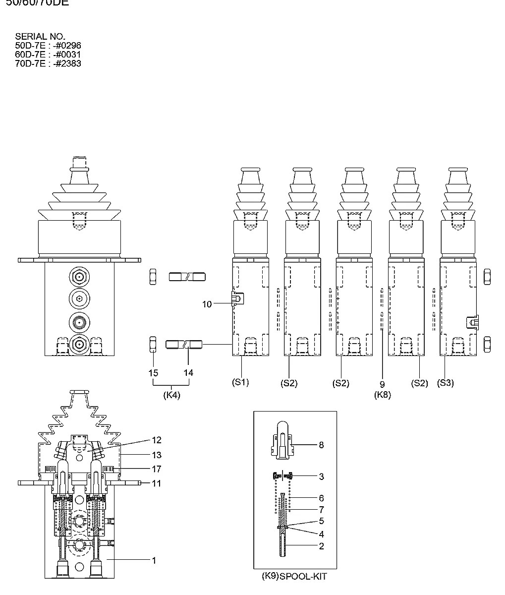 34FT-06010 Empilhadeira Hyundai 50-60-70D-7E